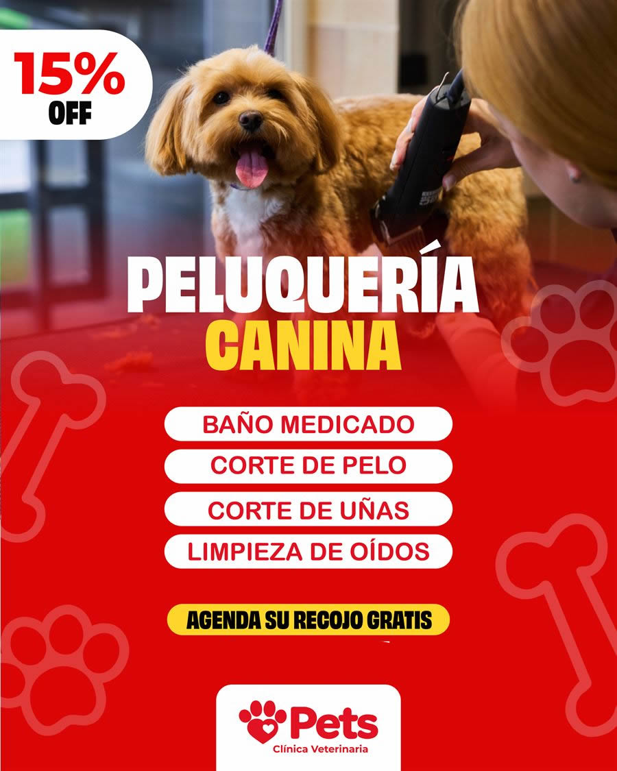 Promoción de peluquería canina PETS